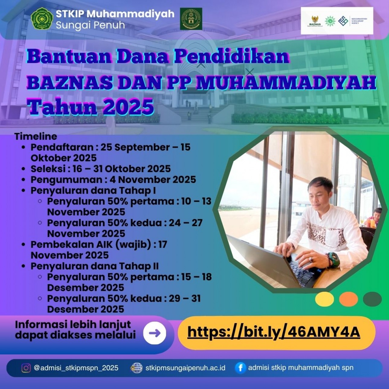 Bantuan Dana Pendidikan BAZNAS & PP Muhammadiyah 2025
